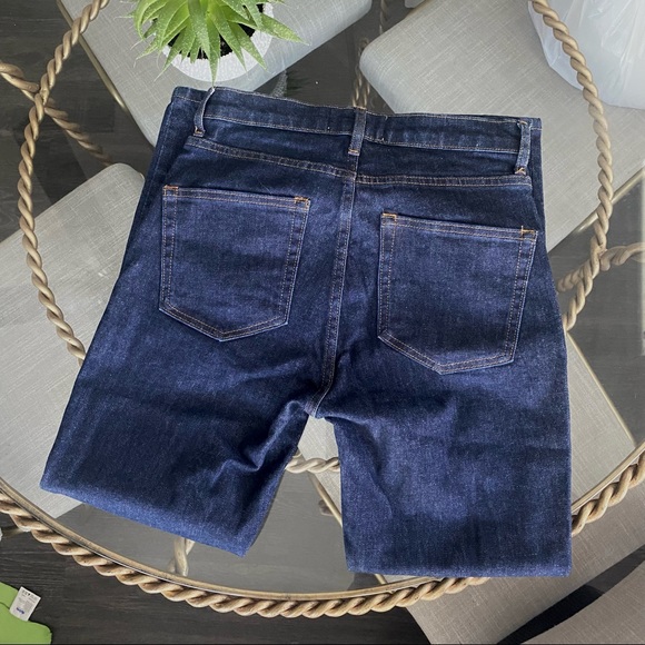 Everlane High Rise Skinny Ankle Jeans Dark Indigo - Picture 5 of 6